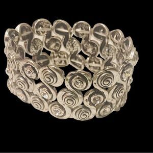 NEW Silver & Rhinestone Bracelet